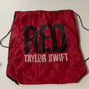 Taylor Swift "Red" era drawstring bag